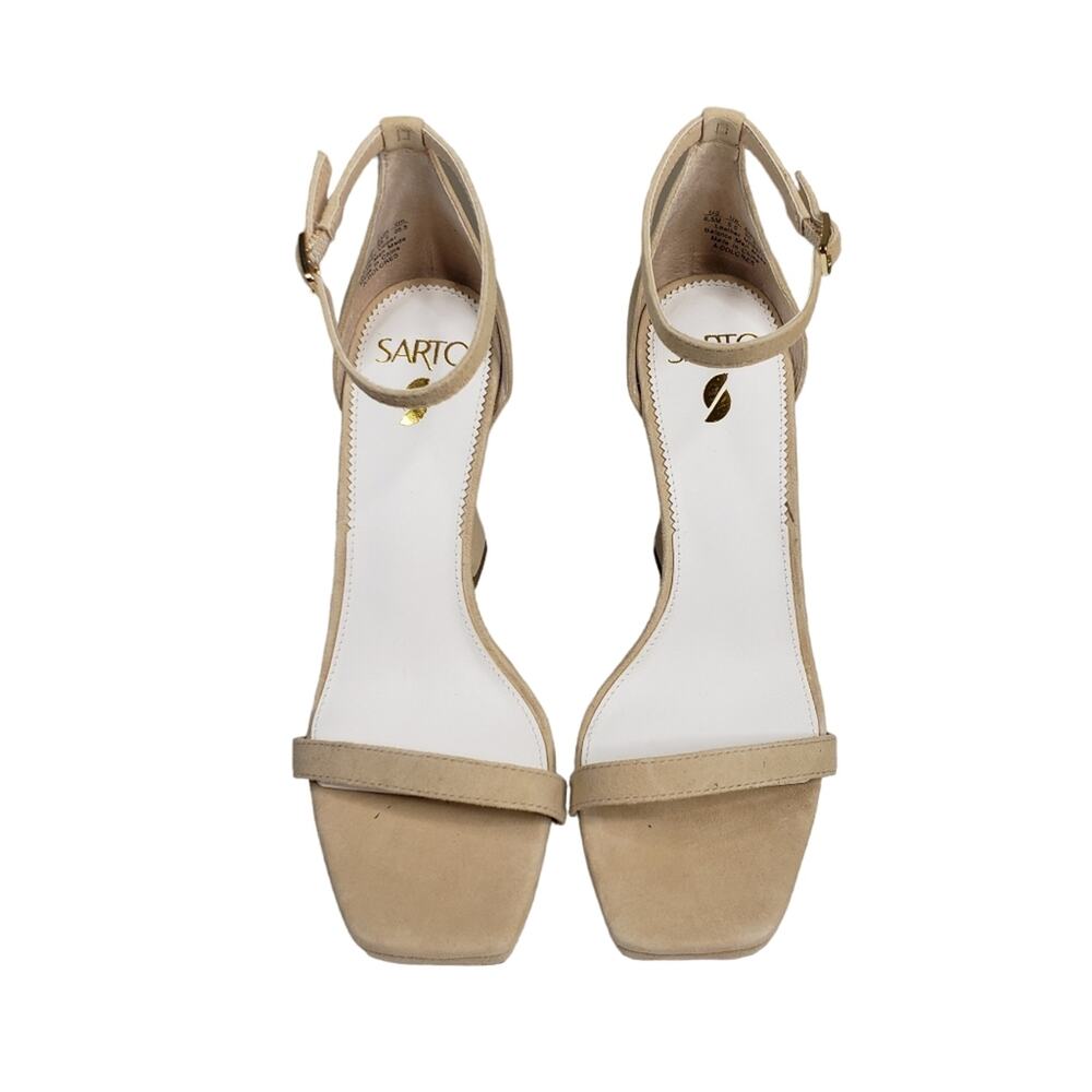SARTO by Franco Sarto Womens 8.5 Dolores Ankle Strap Leather Sandal NEW - Picture 3 of 11